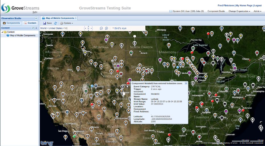 GroveStreams Maps GroveStreams Maps