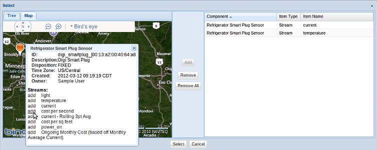 Stream Selection Via Map Stream Selection Via Map
