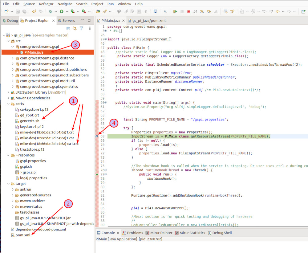 GroveStreams - MQTT Tutorial Component Settings GroveStreams - MQTT Tutorial Component Settings